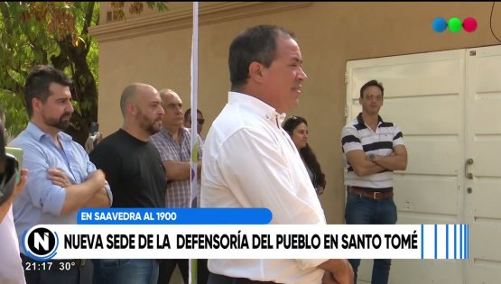 Nueva sede de la Defensoría del Pueblo en Santo Tomé
