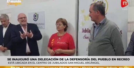 Se inauguró una delegación de la Defensoría del Pueblo en Recreo