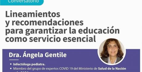 Conversatorio “Lineamientos y recomendaciones para garantizar la educación como servicio esencial”